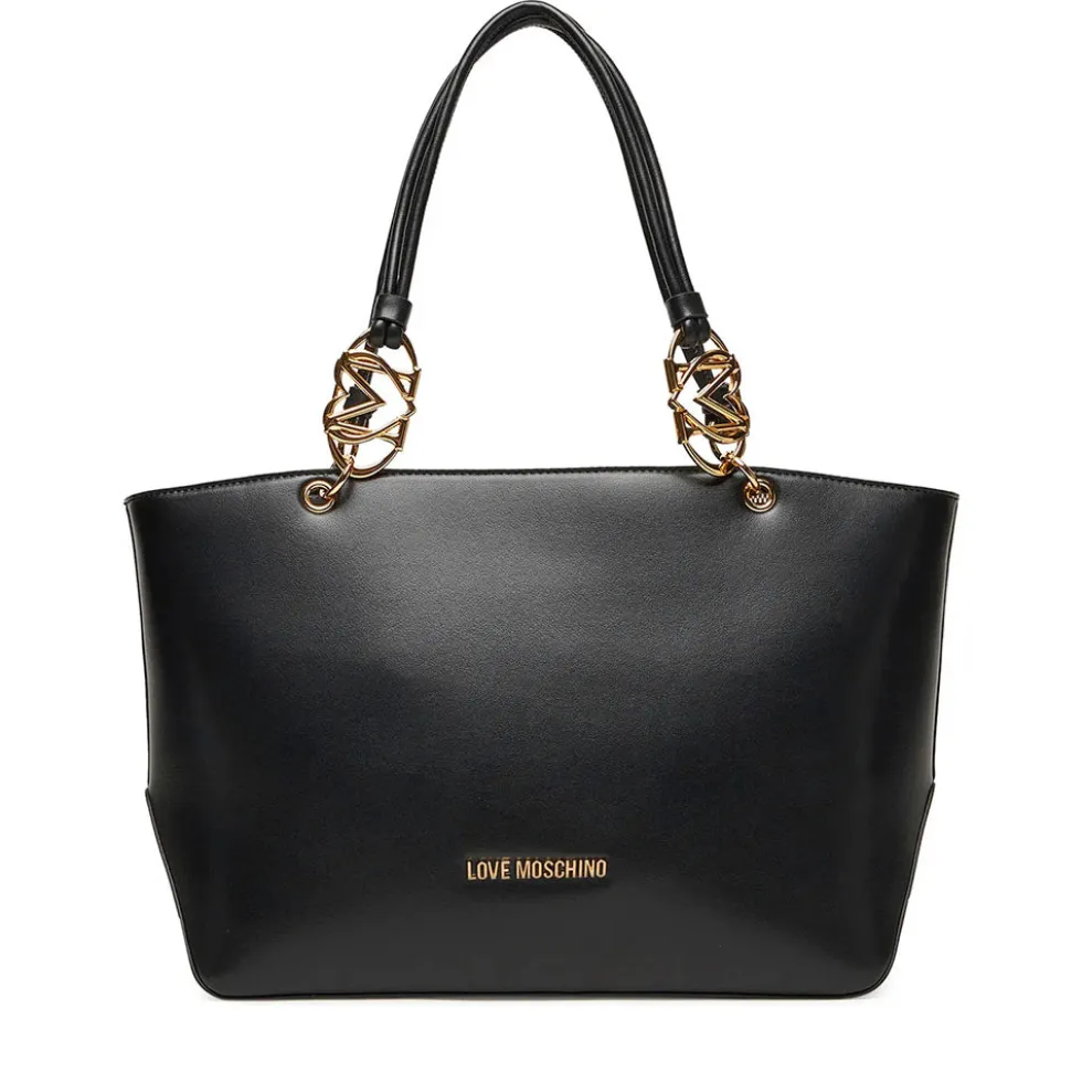 Shopping Bag Donna LOVE MOSCHINO linea Jewel Nera