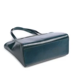 Shopping Bag Donna THE BRIDGE linea Lucrezia in Pelle Blu Pavone