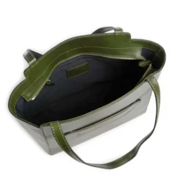 Shopping Bag Donna THE BRIDGE linea Lucrezia in Pelle Verde Maggiorana