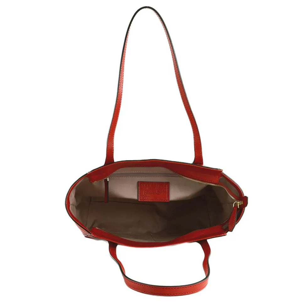 Shopping Bag Donna THE BRIDGE linea Gloria in Pelle Arancio Bruciato