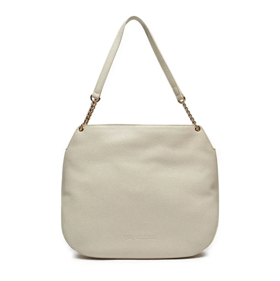Shopping Bag LOVE MOSCHINO linea Giant Logo Avorio