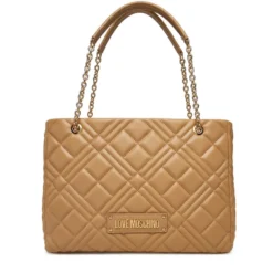 Shopping Bag Trapuntata LOVE MOSCHINO linea Quilted Beige