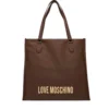 Shopping Bag Verticale LOVE MOSCHINO linea Bold Bag Marrone