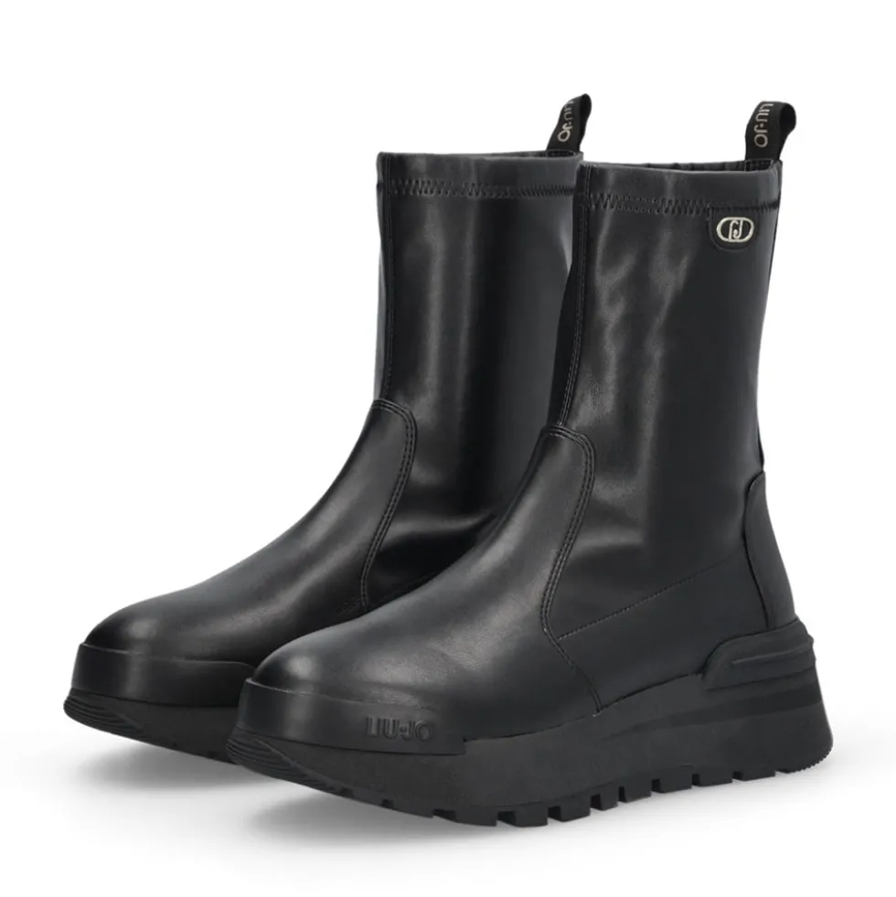 Sitvaletti Donna LIU JO Amazing 22 in Tessuto Stretch Nero