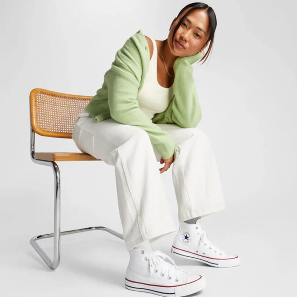 Sneakers Alte CONVERSE Chuck Taylor All Star in Canvas Optical White