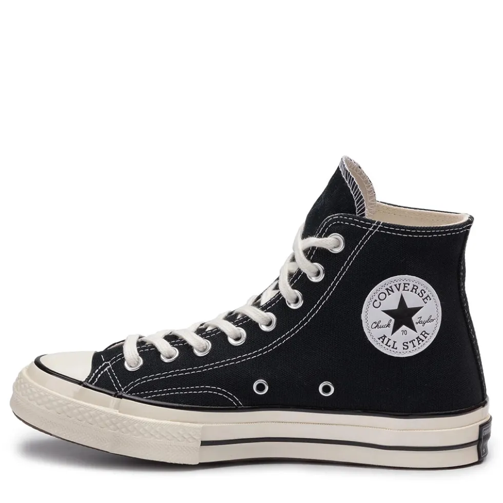 Sneakers Alte CONVERSE Chuck 70 Hi Vintage in Canvas Nera