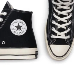 Sneakers Alte CONVERSE Chuck 70 Hi Vintage in Canvas Nera