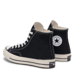 Sneakers Alte CONVERSE Chuck 70 Hi Vintage in Canvas Nera