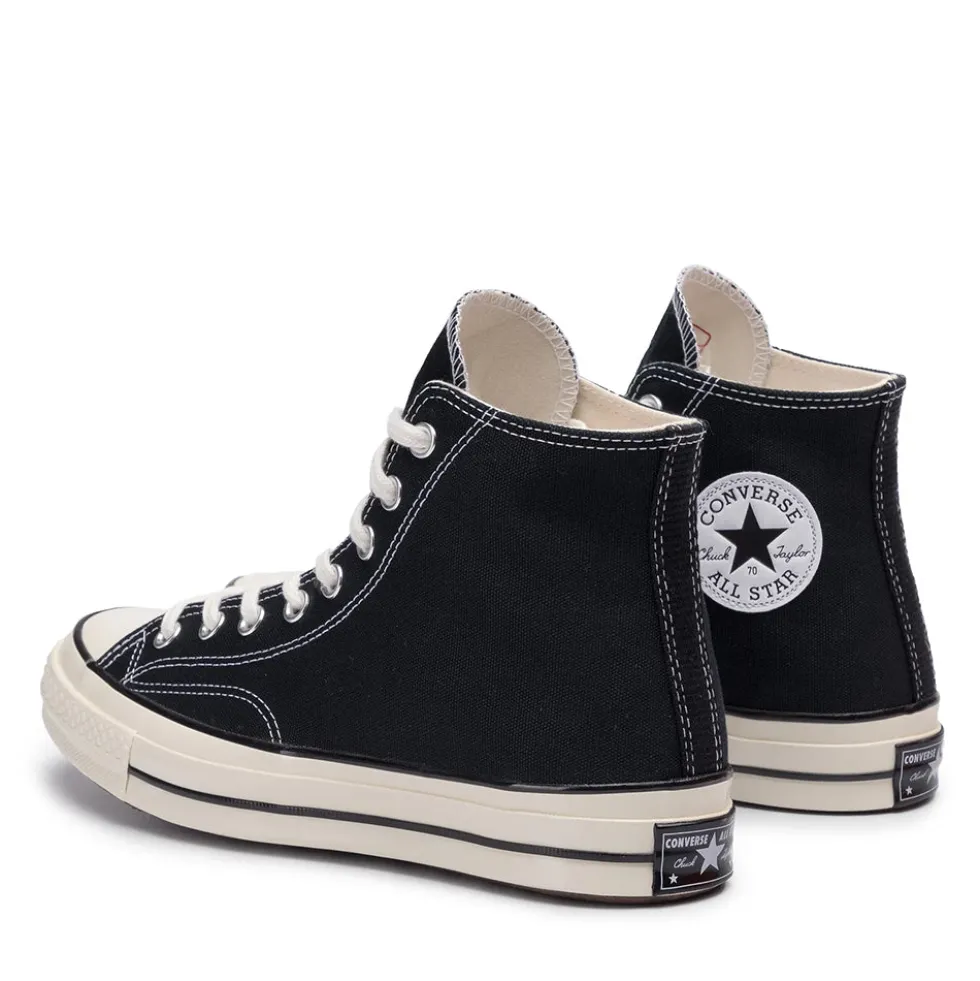 Sneakers Alte CONVERSE Chuck 70 Hi Vintage in Canvas Nera