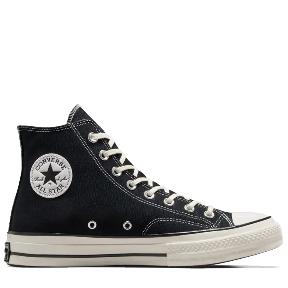 Sneakers Alte CONVERSE Chuck 70 Hi Vintage in Canvas Nera