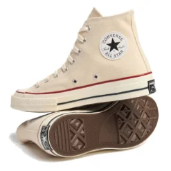Sneakers Alte CONVERSE Chuck 70 Hi Vintage in Canvas Crema