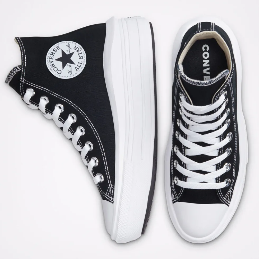 Sneakers Alte CONVERSE Chuck Taylor All Star Move in Canvas Nera