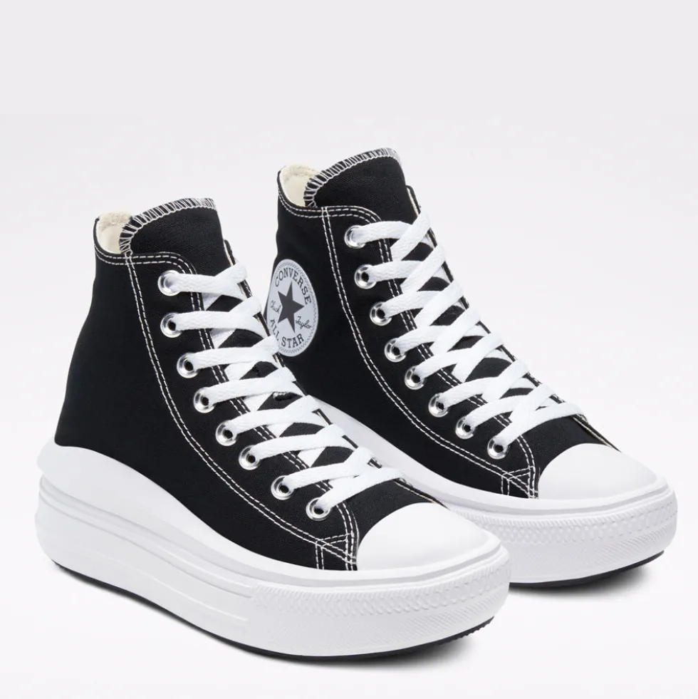 Sneakers Alte CONVERSE Chuck Taylor All Star Move in Canvas Nera