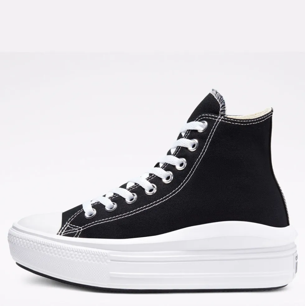 Sneakers Alte CONVERSE Chuck Taylor All Star Move in Canvas Nera