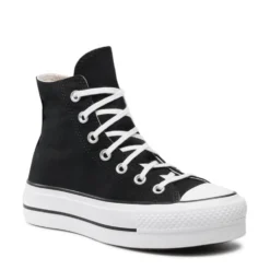 Sneakers Alte Platform CONVERSE Chuck Taylor All Star in Canvas Nera