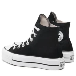 Sneakers Alte Platform CONVERSE Chuck Taylor All Star in Canvas Nera