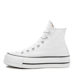 Sneakers Alte Platform CONVERSE Chuck Taylor All Star in Canvas Bianca