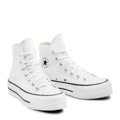 Sneakers Alte Platform CONVERSE Chuck Taylor All Star in Canvas Bianca
