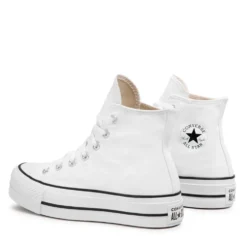 Sneakers Alte Platform CONVERSE Chuck Taylor All Star in Canvas Bianca