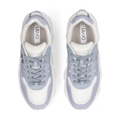 Sneakers Chuncky Donna LIU JO Steffy 01 in Pelle Azzurra