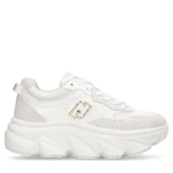 Sneakers Chuncky Donna LIU JO Steffy 01 in Pelle Bianca