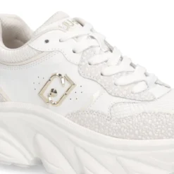 Sneakers Chuncky Donna LIU JO Steffy 01 in Pelle Bianca