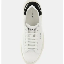 Sneakers Donna GUESS in Pelle Colore White - Black Linea Elbina