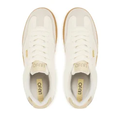 Sneakers Donna LIU JO Connor 01 in Pelle e Suede Milk