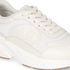 Sneakers Donna LIU JO LJ01 01 in Pelle color Latte