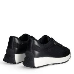 Sneakers Donna LIU JO Lolo 20 in Suede e Brighty Mesh Nero