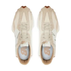 Sneakers Donna NEW BALANCE 327 in Tessuto Tecnico e Suede colore Beige