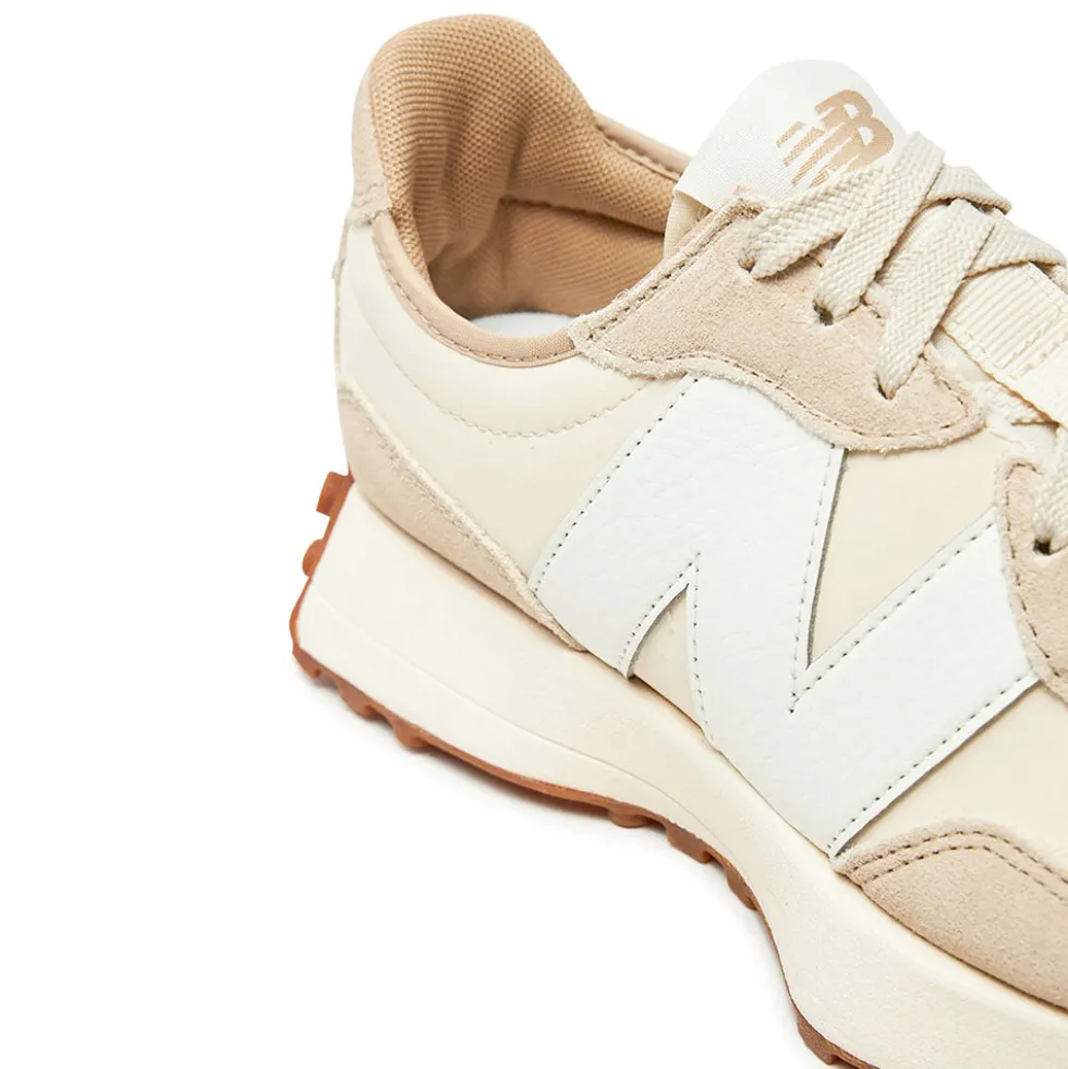 Sneakers Donna NEW BALANCE 327 in Tessuto Tecnico e Suede colore Beige