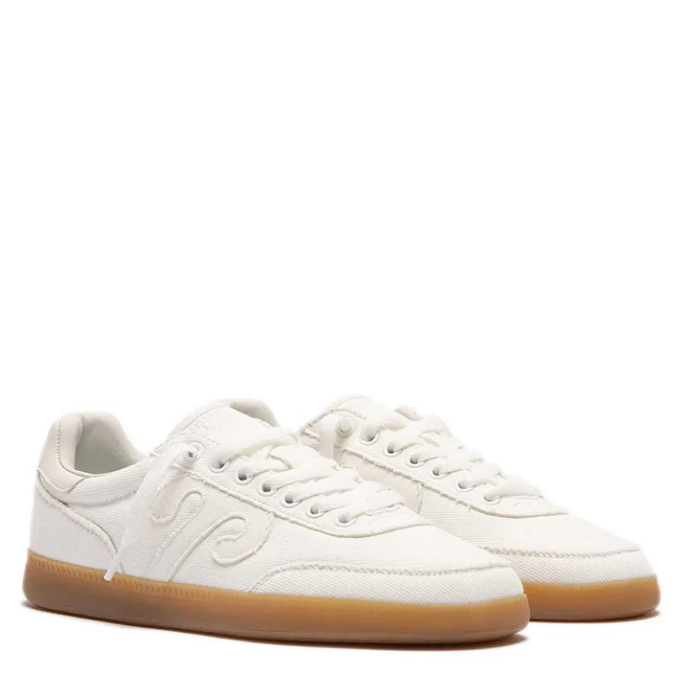 Sneakers Donna WUSHU RUYI Gong 101 in Canvas Off White
