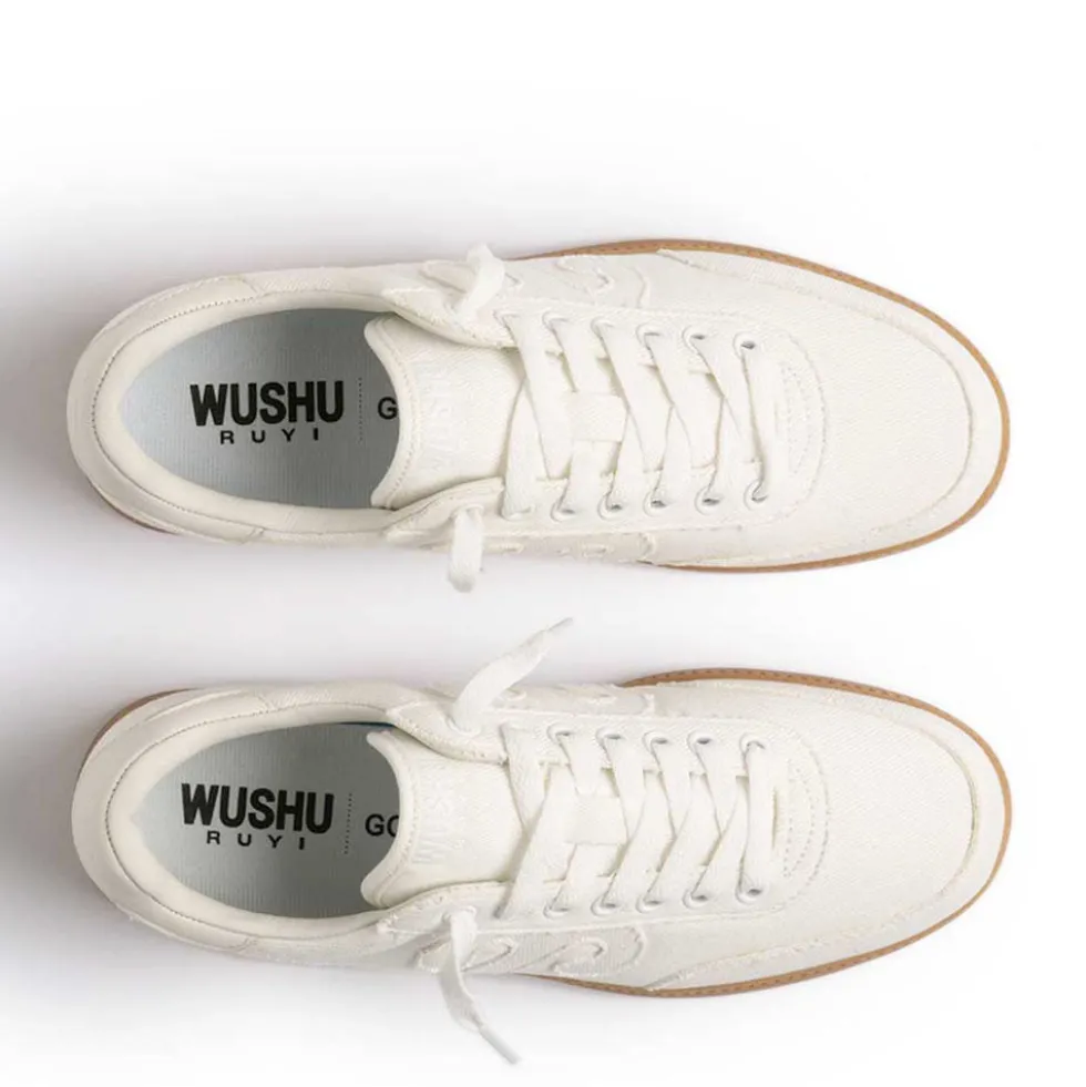 Sneakers Donna WUSHU RUYI Gong 101 in Canvas Off White