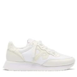 Sneakers Donna WUSHU RUYI Master 651 in Nylon e Suede Cloud Dancer