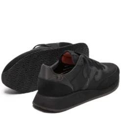 Sneakers Donna WUSHU RUYI Master 665 in Nylon e Suede Dark Night