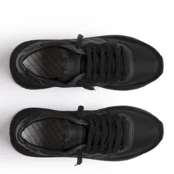 Sneakers Donna WUSHU RUYI Master 665 in Nylon e Suede Dark Night
