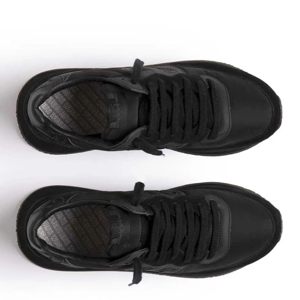 Sneakers Donna WUSHU RUYI Master 665 in Nylon e Suede Dark Night