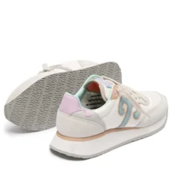 Sneakers Donna WUSHU RUYI Master 655 in Nylon e Suede Cloud Dancer Temple Gray e Fairview Early Hours
