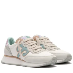 Sneakers Donna WUSHU RUYI Master 655 in Nylon e Suede Cloud Dancer Temple Gray e Fairview Early Hours