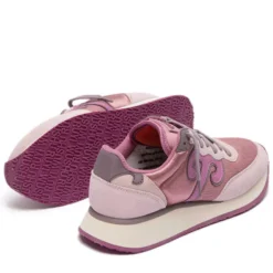 Sneakers Donna WUSHU RUYI Master Sport 508 in Nylon e Suede Early Hours Dark Pink Lavender Lily e Gray Morning Onyx e Winter Pear