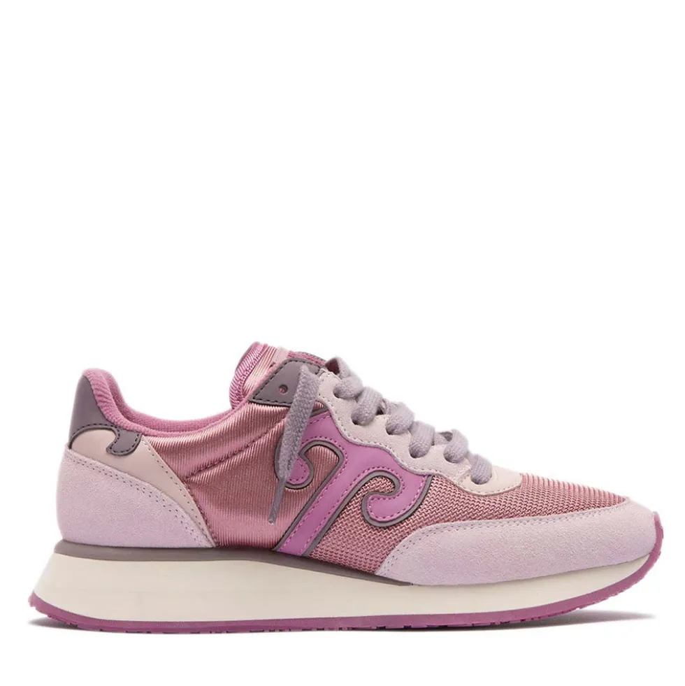 Sneakers Donna WUSHU RUYI Master Sport 508 in Nylon e Suede Early Hours Dark Pink Lavender Lily e Gray Morning Onyx e Winter Pear