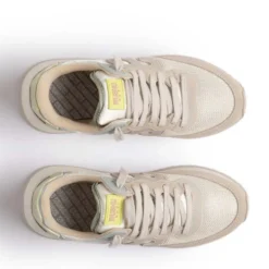 Sneakers Donna WUSHU RUYI Super Master 31 in Nylon e Suede Moss e Light Gray White Onyx e Winter Pear