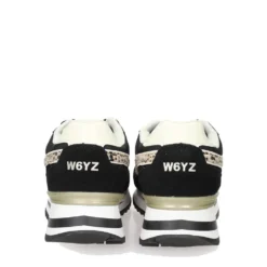 Sneakers Donna W6YZ Yak-W. in Tessuto Tecnico e Suede colore Black Bone