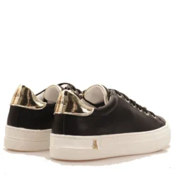 Sneakers PATRIZIA PEPE Girl linea Fly Sneakers in Pelle Nera con Applicazioni Gioiello