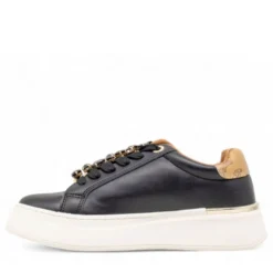 Sneakers Platform 1A Classe Alviero Martini Nere con Dettaglio Gioiello 2270
