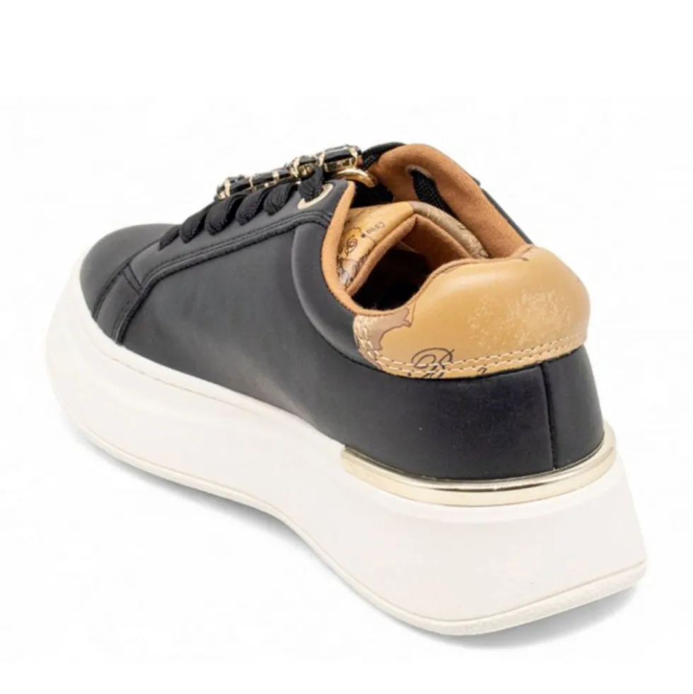 Sneakers Platform 1A Classe Alviero Martini Nere con Dettaglio Gioiello 2270