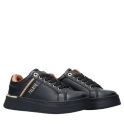 Sneakers Platform 1A Classe Alviero Martini Nero con Strass 2266