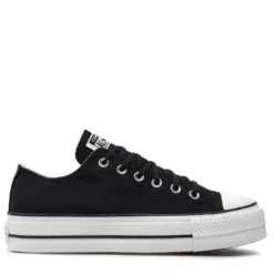 Sneakers Platform CONVERSE Chuck Taylor All Star in Canvas Nera