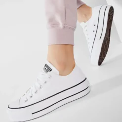 Sneakers Platform CONVERSE Chuck Taylor All Star in Canvas Bianca